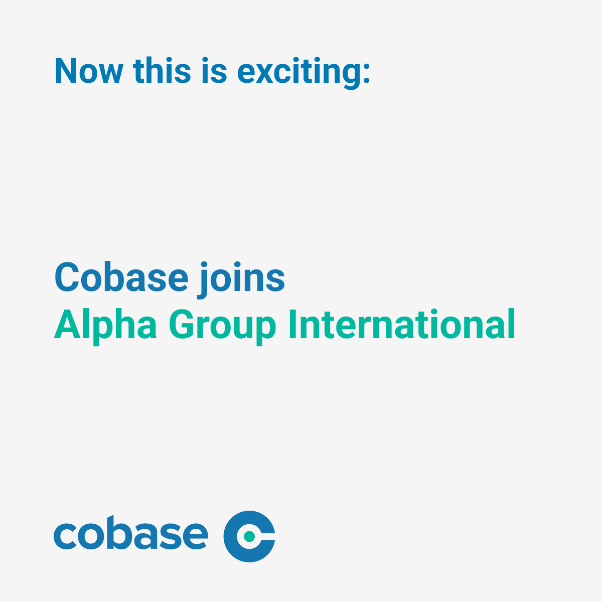 Cobase joins Alpha Group International